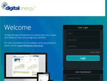 Tablet Screenshot of digitalenergy.uk.com